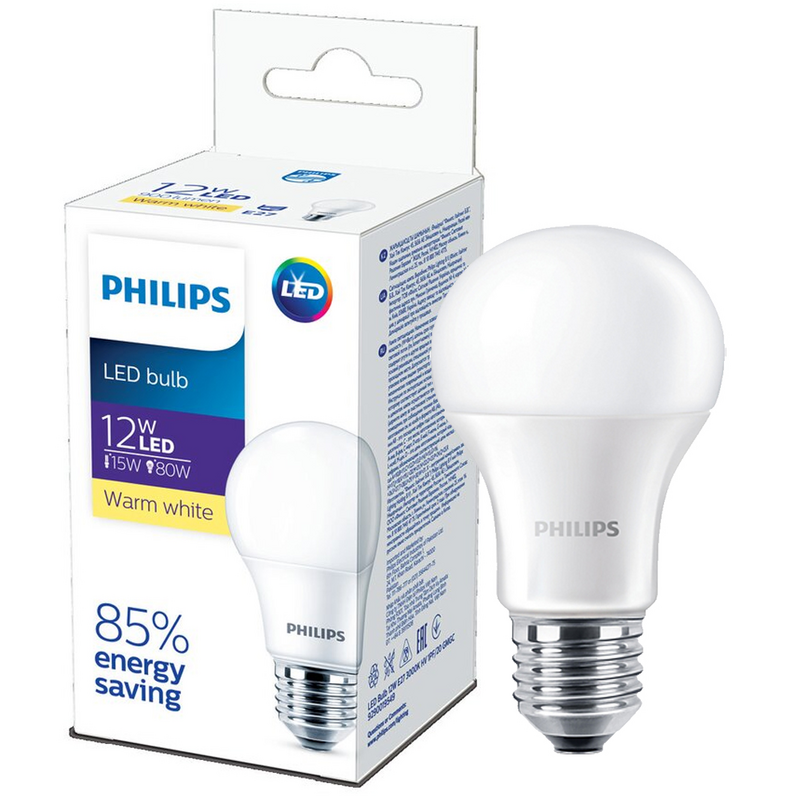 Лампа світлодіодна Philips (8718699639730) 12Вт, E27, 3000K